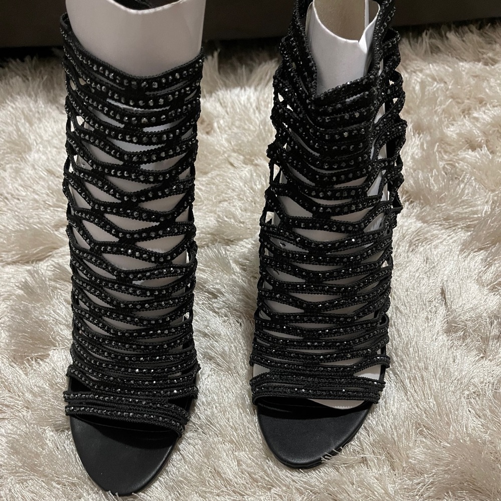 Brand new black high heels
